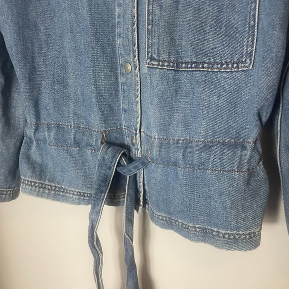 Madewell Denim Southlake Military Jacket Size XXS Casual - Picture 5 of 14